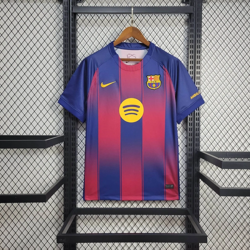 25/26 Barcelona Home Football Shirt Thai Quality