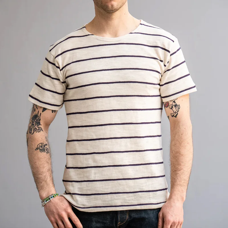 Vintage Knit Classic Breton Stripe T-Shirt