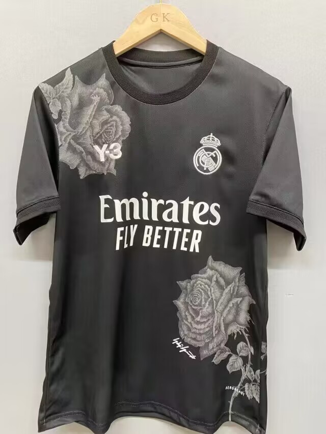 24/25 Football Shirt Real Madrid Y3 Black Thai quality