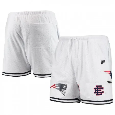 Men's New England Patriots Pro White/Navy Shorts