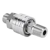2Pcs 1/4 High Pressure Washer Quick Connector External Thread Pipe Hose Adapter