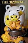 1/1 & Mini Scale Angry Bepo Cosplay Pikachu 3.0 - Pokemon ONE PIECE Resin Statue - TOFFEE Studios