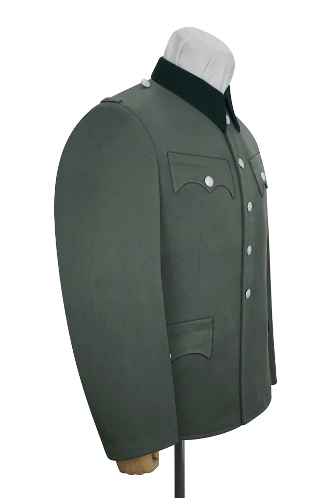   Wehrmacht Austrian Officer Field Grey Gabardine Service Tunic Jacket I 5 buttons German-Uniform
