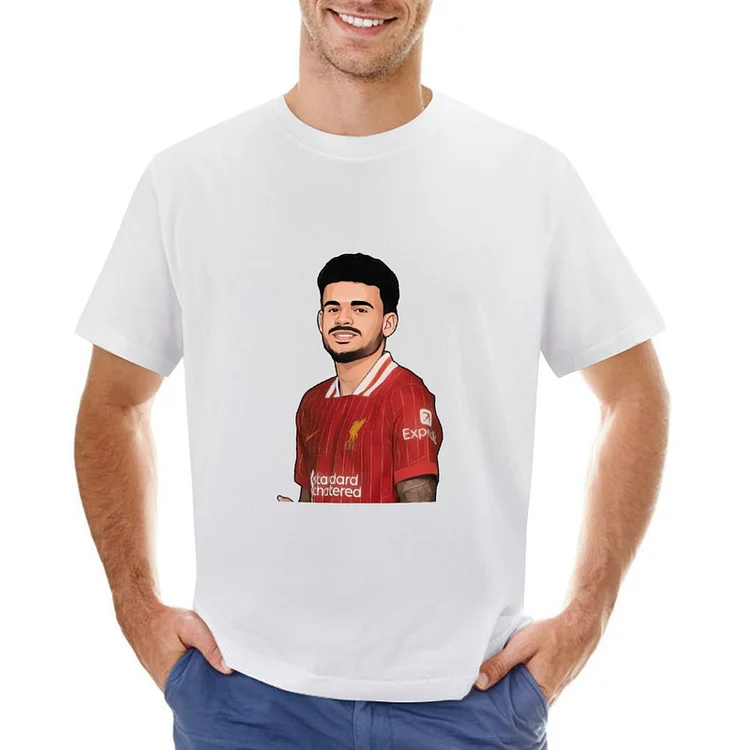 Luis Diaz Inspired Football Culture Men's T-shirt	