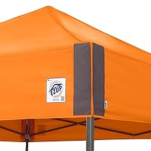 E-Z Up Red Canopy Instant Shelter Beach Canopy