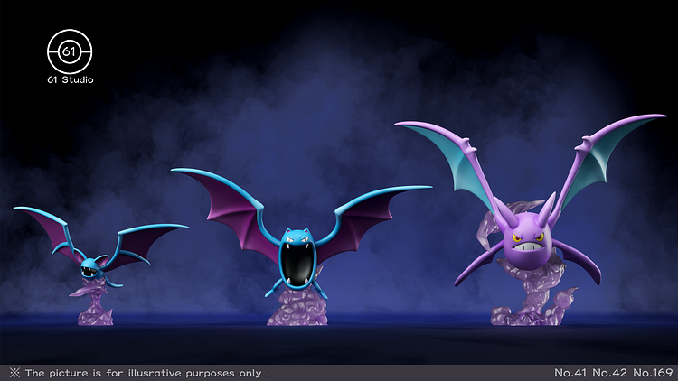 61 Studio - Pokémon120 Pokédex Series Zubat Evolution Set 1/20 Statue(GK)-