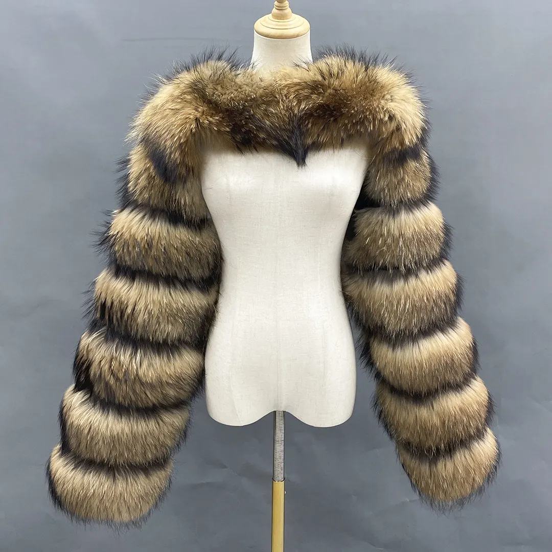 Fashionable Autumn And Winter Women's Cape Fur Coat