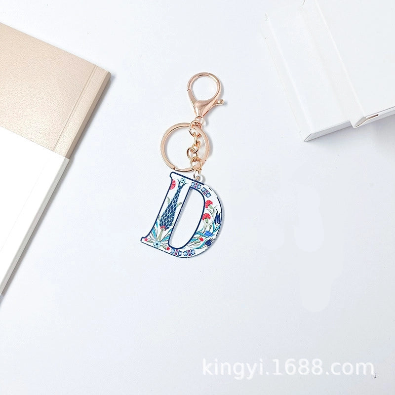 Elegant Streetwear Letter Pu Leather Alloy Women’s Bag Pendant Keychain