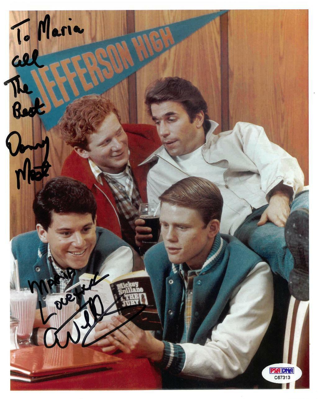 Donny Most/Anson Williams Signed Happy Days Auto 8x10 Photo Poster painting PSA/DNA #C67313