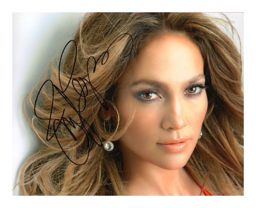 JENNIFER LOPEZ AUTOGRAPHED SIGNED A4 PP POSTER Photo Poster painting PRINT 13