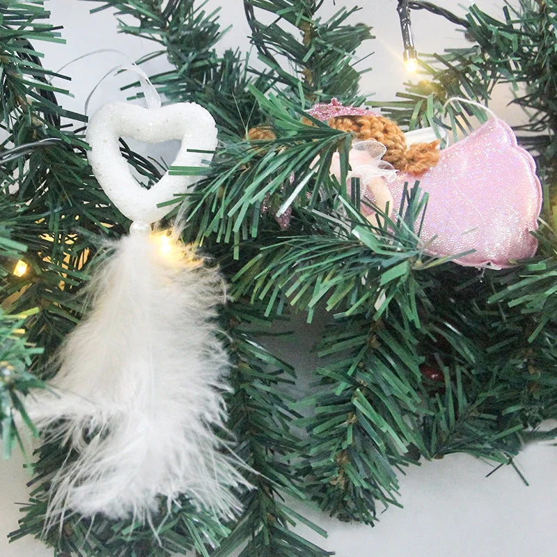 Christmas Garland with Lights 9FT Decorated Garland Illuminated with LED Lights