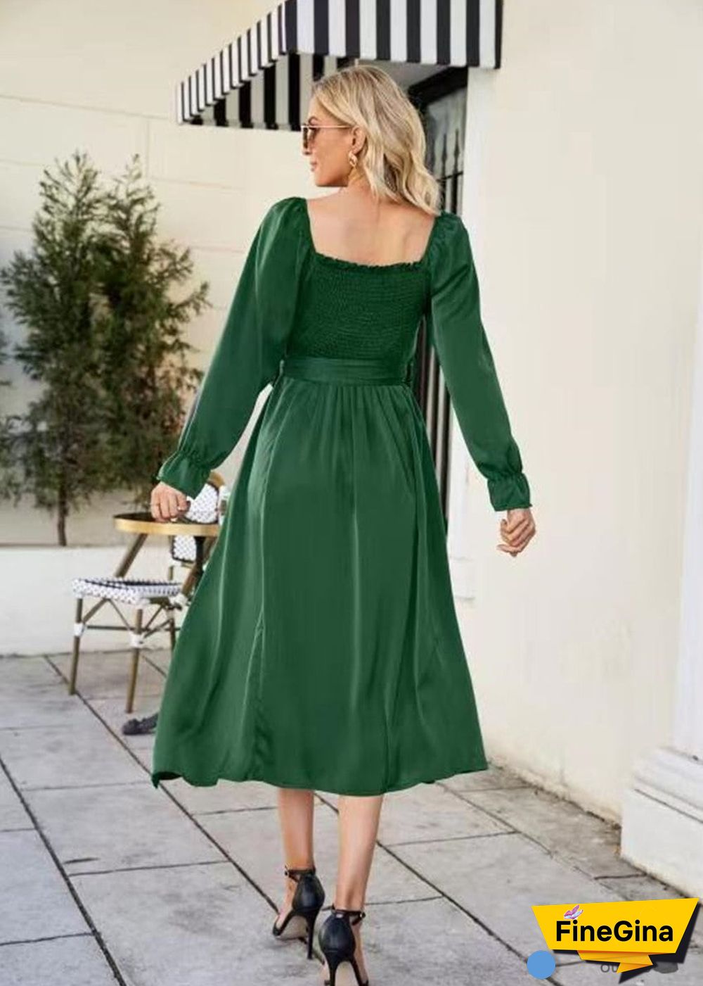 Boho French Elegant Casual Spring Summer Dress Olivia