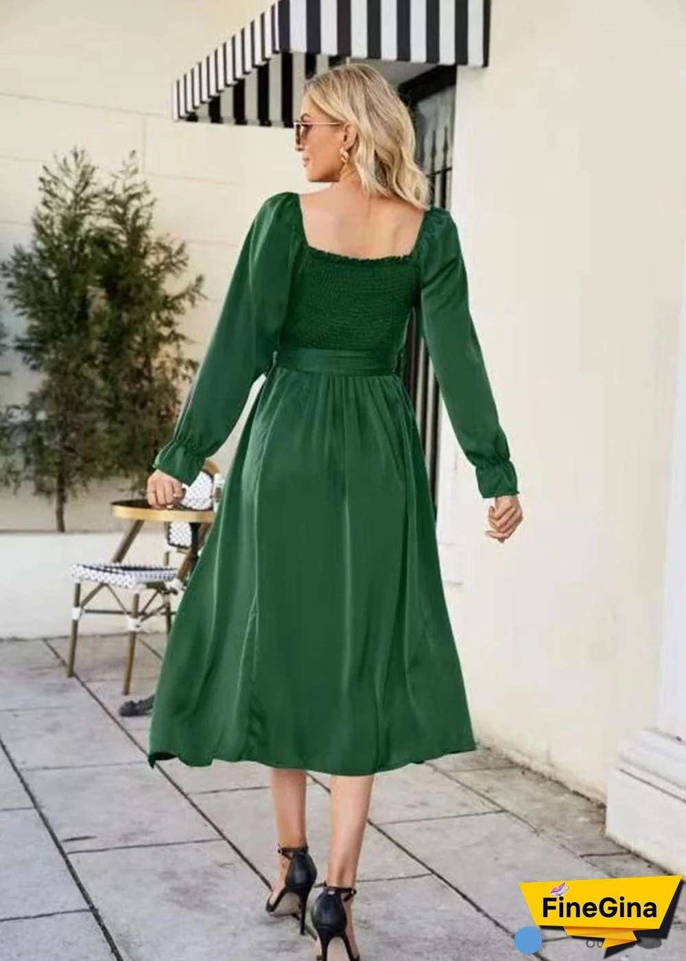 Boho French Elegant Casual Spring Summer Dress Olivia