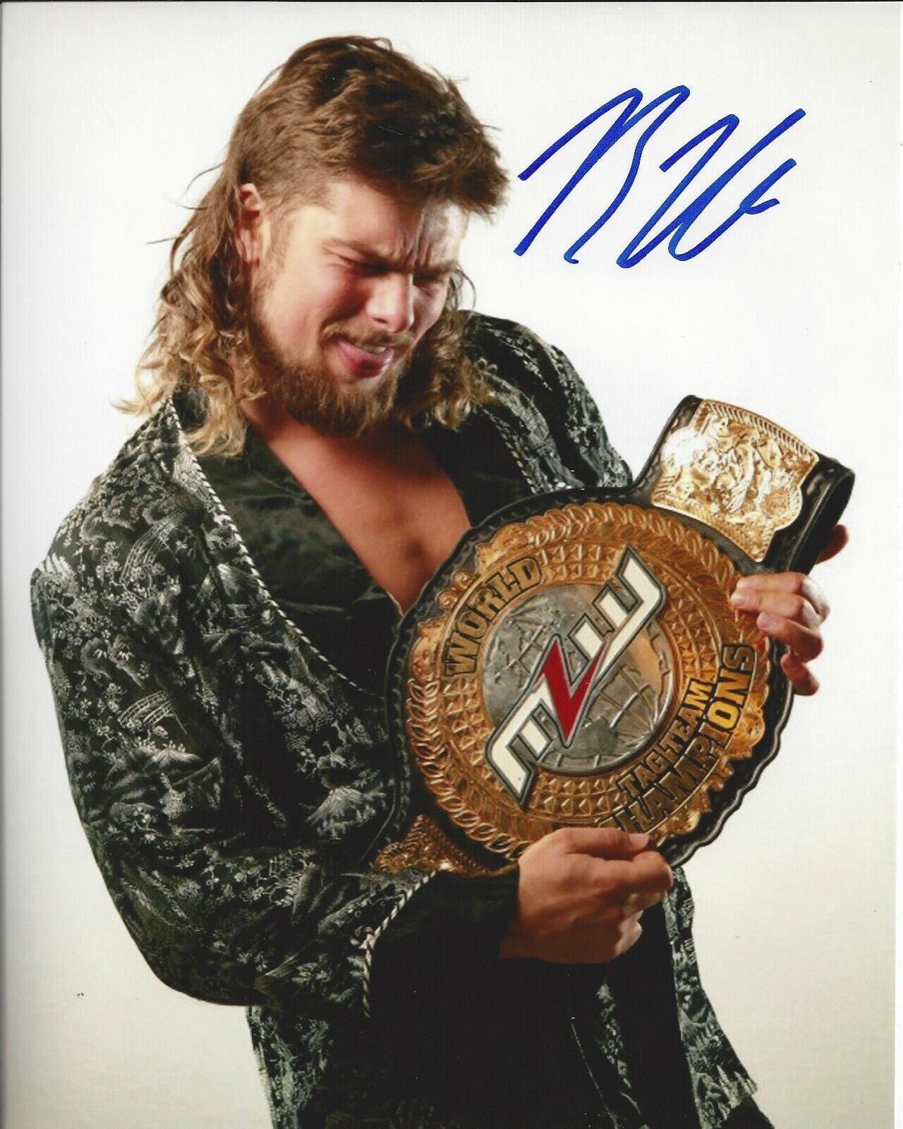 Brian Pillman Jr autographed 8x10 AEW MLW In Person 4