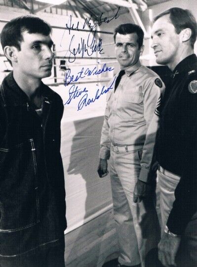 From Here to Eternity Steve Railsback & William Devane signed Photo Poster painting 6x8