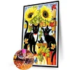 (40*60cm)Black Cat - Full Round Drill Diamond Painting