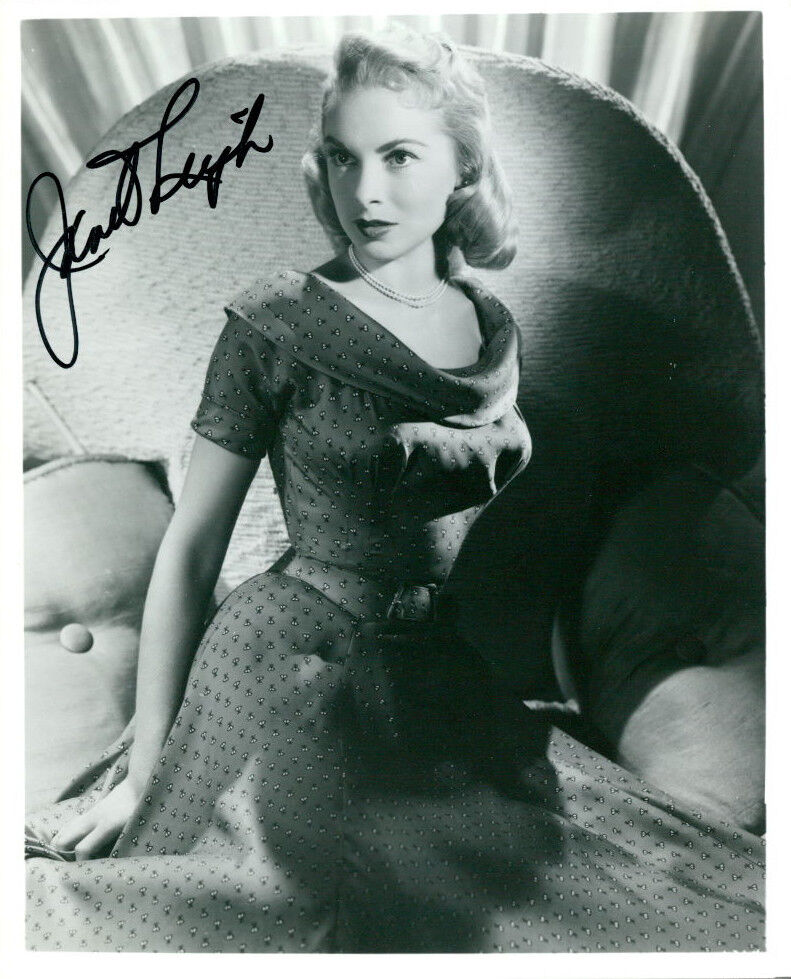 Janet Leigh (Vintage) signed Photo Poster painting COA