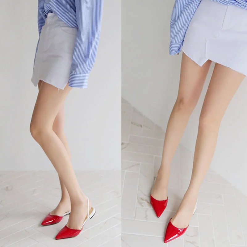 Pointed flat slippers Female summer fashion 2019 new toe cap wear Cool drag girl Women's half slippers