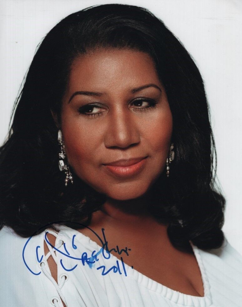 ARETHA FRANKLIN signed autographed 8x10 Photo Poster painting