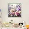 Rose Butterfly-11CT Stamped Cross Stitch 45*45cm