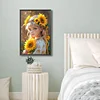 (40*60cm)Sunflower Girl - Full Round Drill Diamond Painting