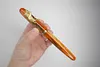 PENBBS 498 Features Haha Cat resin fountain pen, universal calligraphy practice iridium gold pen with blade and rounded nib