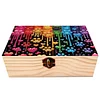 5D DIY Diamond Painting Handmade Wood Storage Box Crystal Storage Case (Heart)