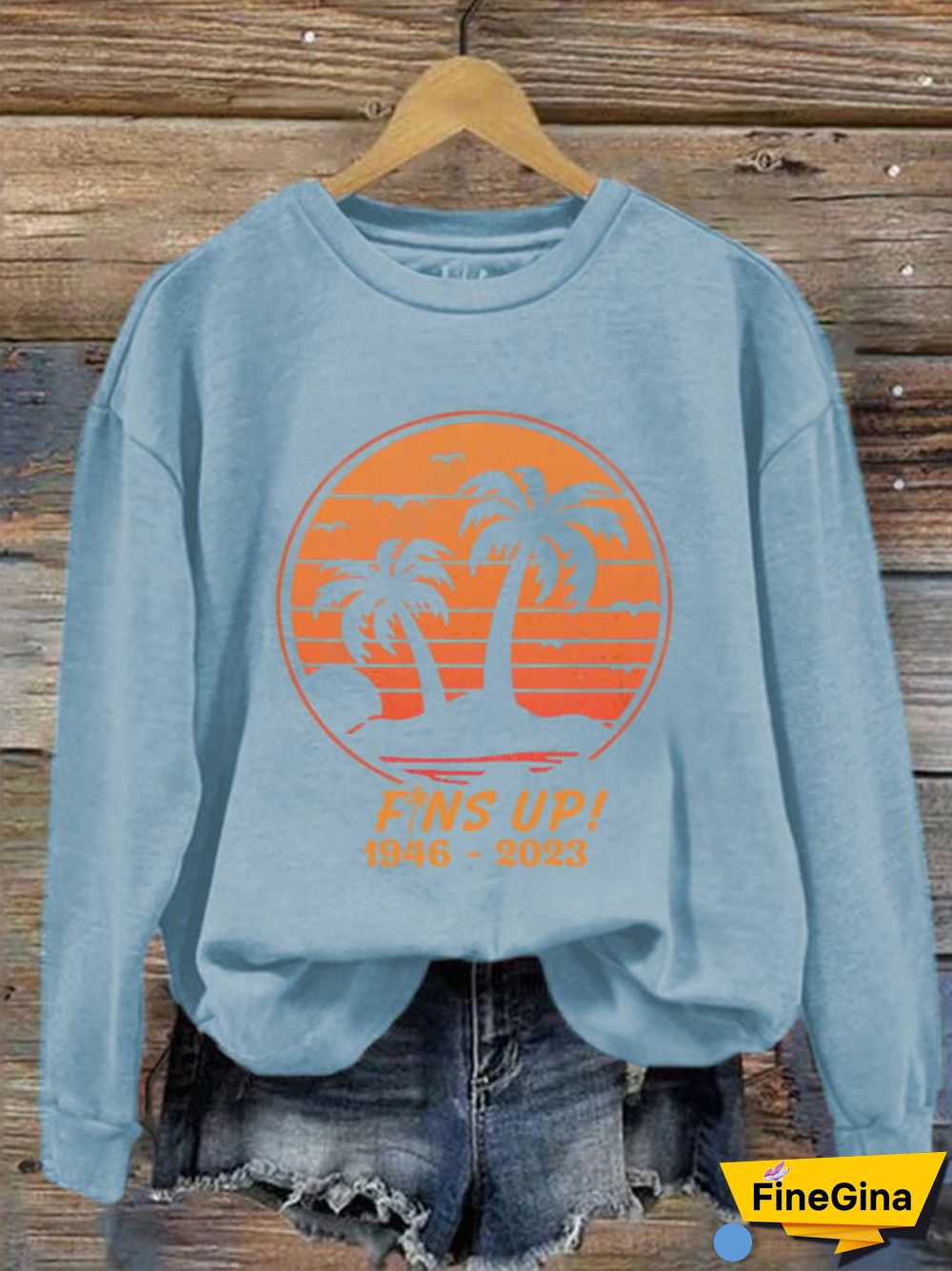 Women's Fins Up RIP Jimmy Print Sweatshirt