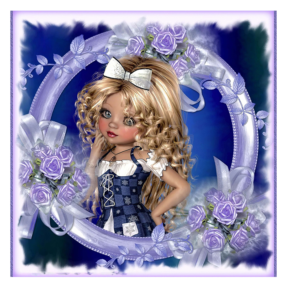 

Fairy Girl - Round Drill Diamond Painting - 35*35CM, 501 Original