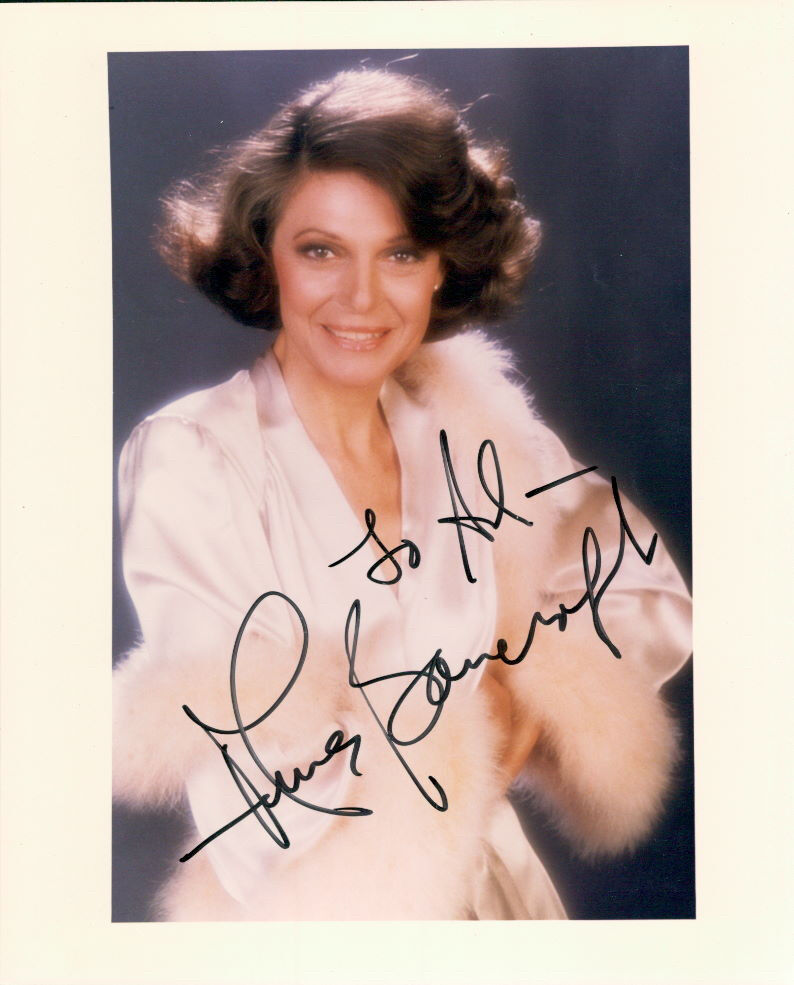 Anne Bancroft (Vintage, Inscribed) signed Photo Poster painting COA