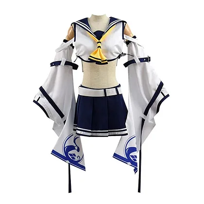 [Wetrose] In Stock Ayanami Cosplay Costume Azur Lane Sexy Skirt Fleet Girls Full Set Wig Halloween Xmas