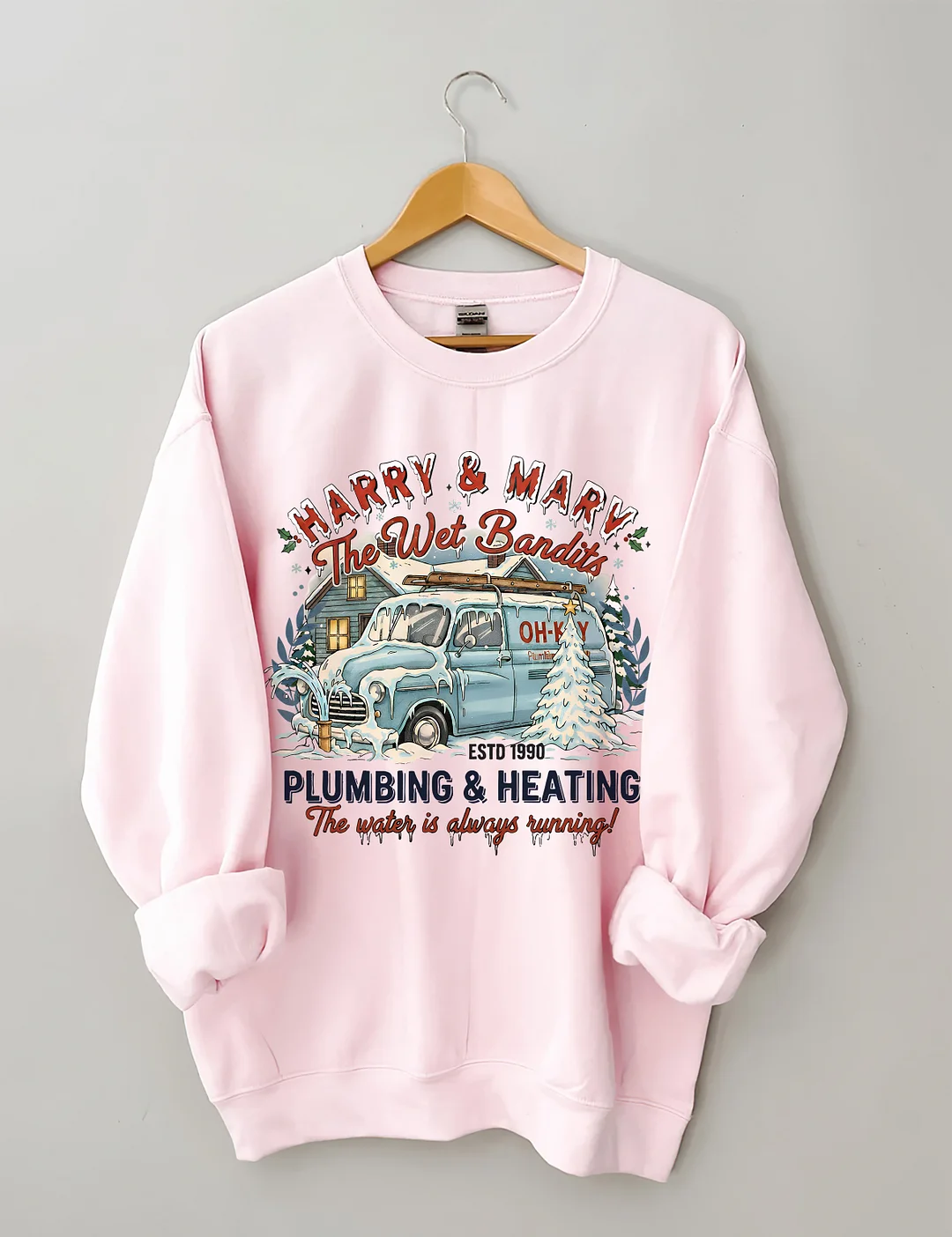 Happy & Mary The Wet Bandits Christmas Sweatshirt