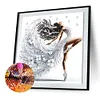 Belle jupe beauty_special en forme de peinture au diamant-30*30cm