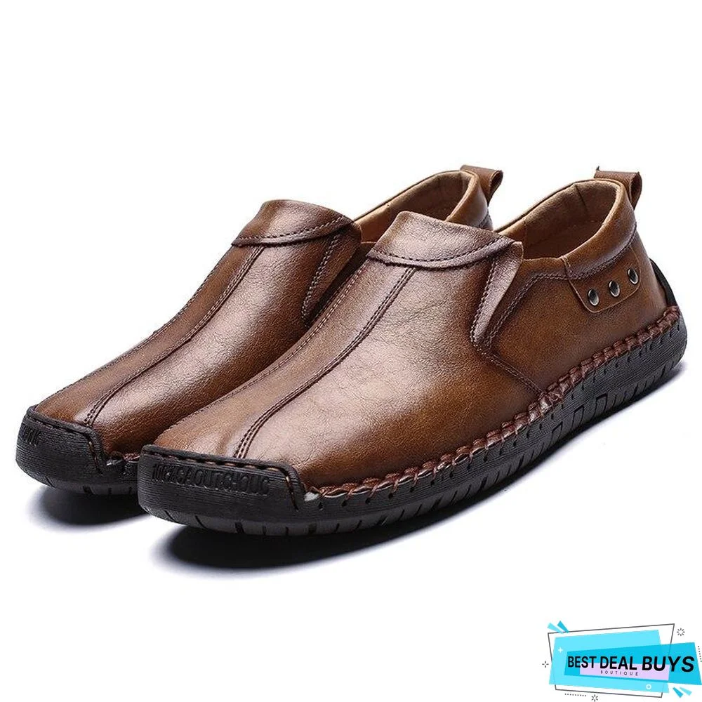 Men Shoes Quality Leather Shoes New Men Flats Hot Sale Moccasins Shoes