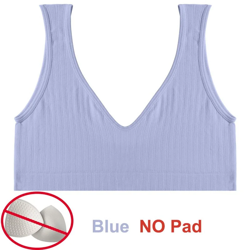 Women Crop Top Sexy Push Up Brassiere Tube Tops Seamless Bra Tank Top Bralette Lingerie for Female Underwear Backless Intimates