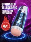 XT4 6-in-1 Huge Size Male Stroker Hands-free Heating Base Masturbation Cup