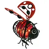 In-Sect Simulation Light with Elastic Spring Lights Decorations Figurine Solar Hanging Flying Insects Lamp for Outdoor