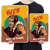 Man Who Likes Beer - Vintage Metal Signs - 20*30cm/30*40cm