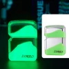 Luminous Quicksand Cool Kerosene Lighter with Classic Grinding Wheel Windproof Luxury Kerosene Lighter