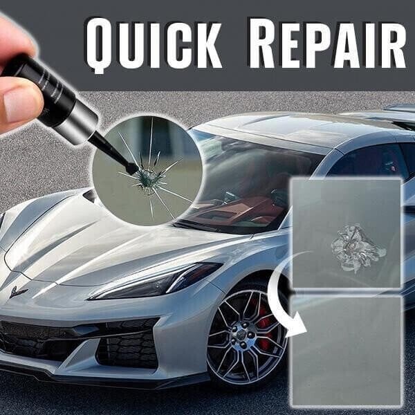 Last Day Promotion - 49% OFF) Cracks Gone Glass Repair Kit (New