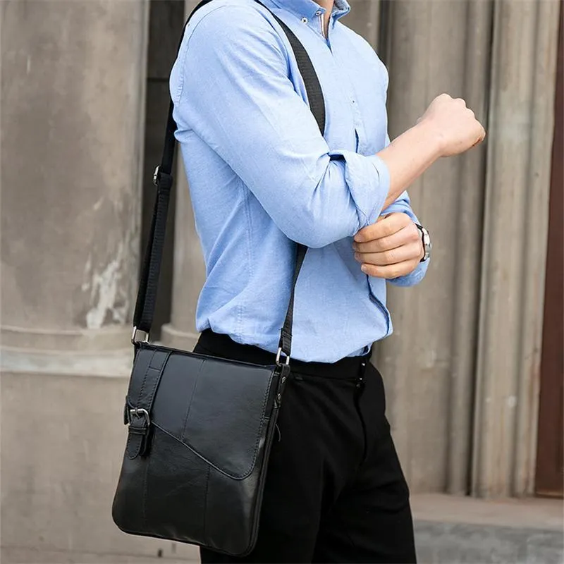 Durable Leather Stitching Crossbody Bags