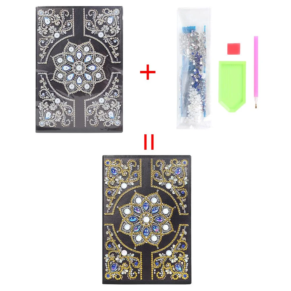 DIY Special Shaped Diamond Painting 50 Pages A5 Notebook Diary Book