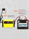 Car Battery Charger LED Display Smart Automotive Truck Motorcycle Car Charger