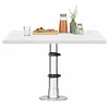 [US Local Warehouse] Pneumatic Table Leg Base Detachable 3-Level Adjustable Aluminum Alloy Table Base