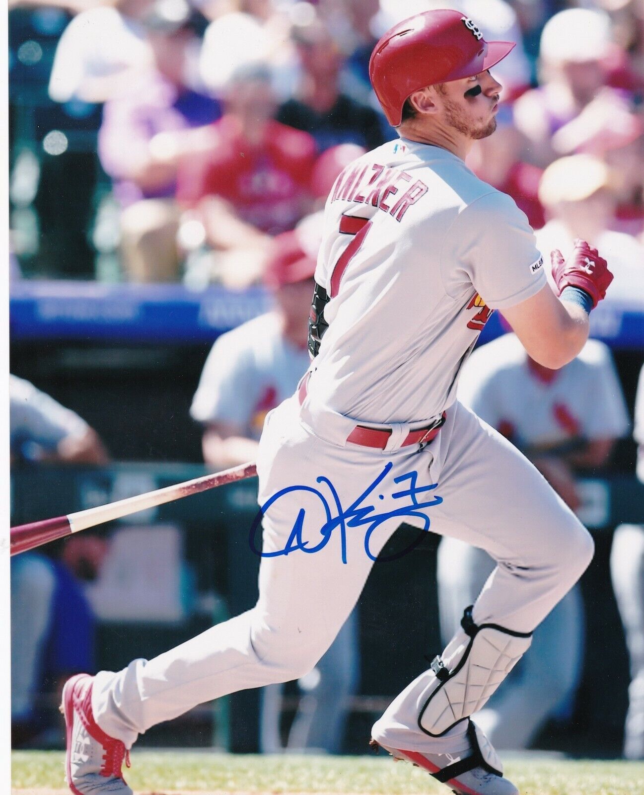 ANDREW KNIZNER ST. LOUIS CARDINALS ACTION SIGNED 8x10