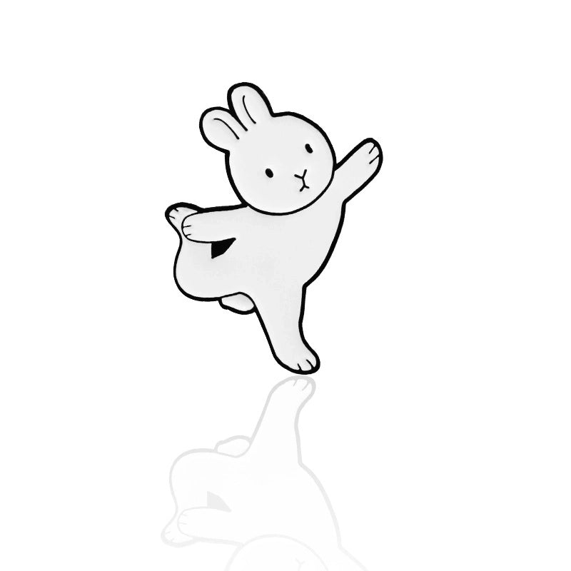 Minimalist Pin Animal Alloy Stoving Varnish Unisex Brooches