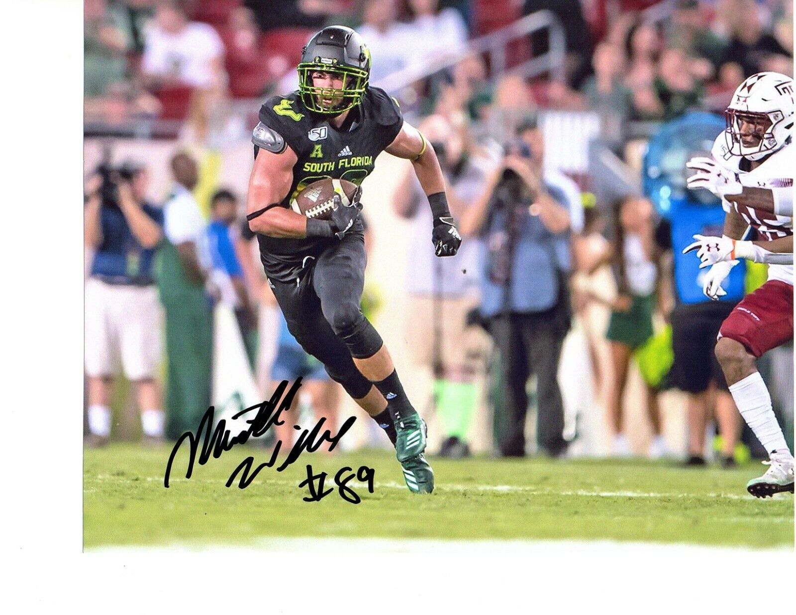 Mitchell Wilcox South Florida Bulls signed autographed 8x10 football Photo Poster painting d