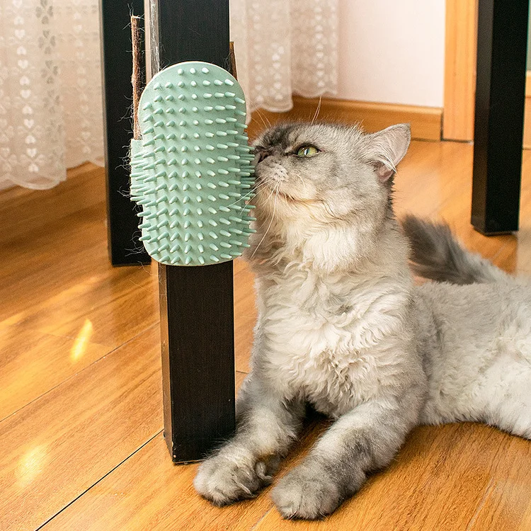 Waltleather Cat Massage Self Groomer Comb Brush