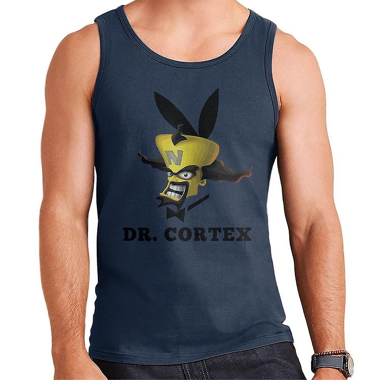 Crash Bandicoot Dr Cortex Playboy Men's Vest