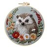 4 Set Hedgehog Series- Embroidery Kits